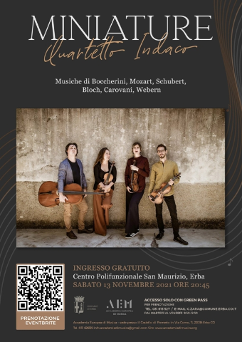 Note d'Autunno Erbesi - MINIATURE Quartetto Indaco 