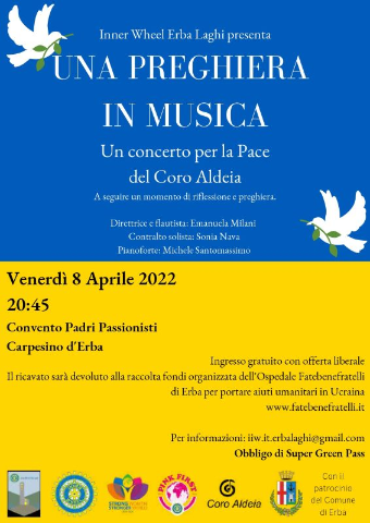 Una preghiera in musica - Un concerto per la Pace del Coro Aldeia 