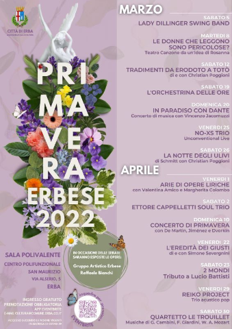 Primavera Erbese 2022 - Concerto di Primavera 