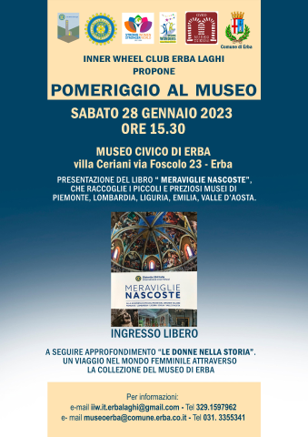 POMERIGGIO AL MUSEO - PRESENTAZIONE DEL LIBRO "MERAVIGLIE NASCOSTE"