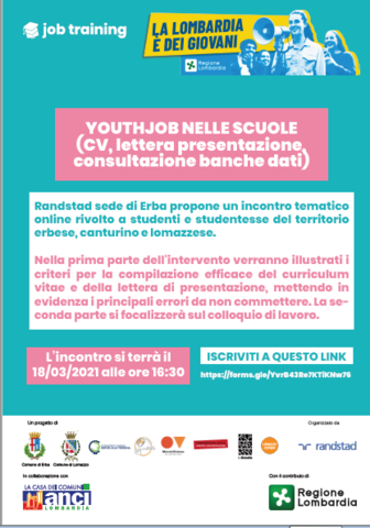 Job training - La Lombardia è dei giovani