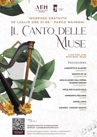 Fantasie con l'arpa e il flauto - Accademia Europea di Musica
